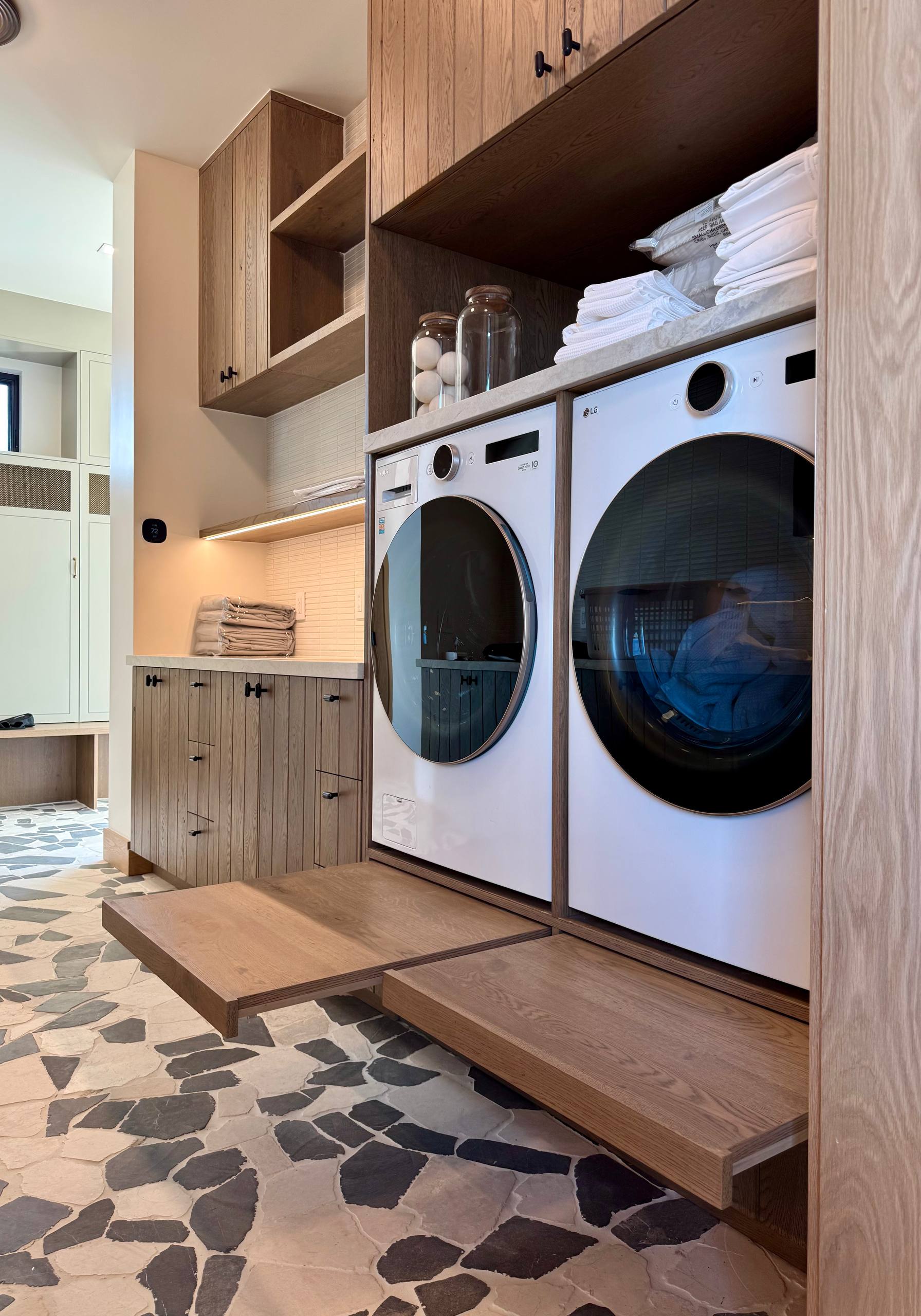 laundry room custom cabinetry, european cabinetry for laundry room, full house european custom cabinets